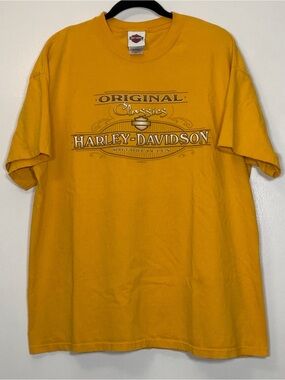 Harley-Davidson Yellow 'Original Classics' Graphic Short Sleeve Tee